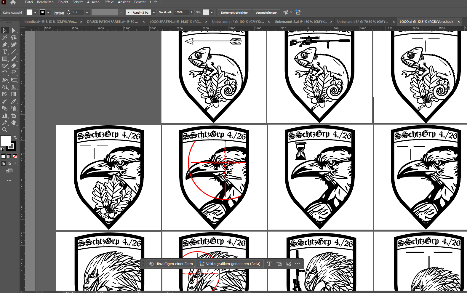 SSchtz Wappendesign: Wie ein Scharfschützen-Custom-Emblem entsteht