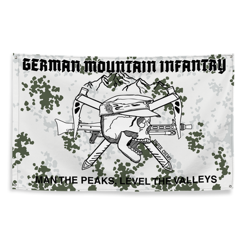 Gebirgsjäger Flagge Schneetarn – Predator Customs