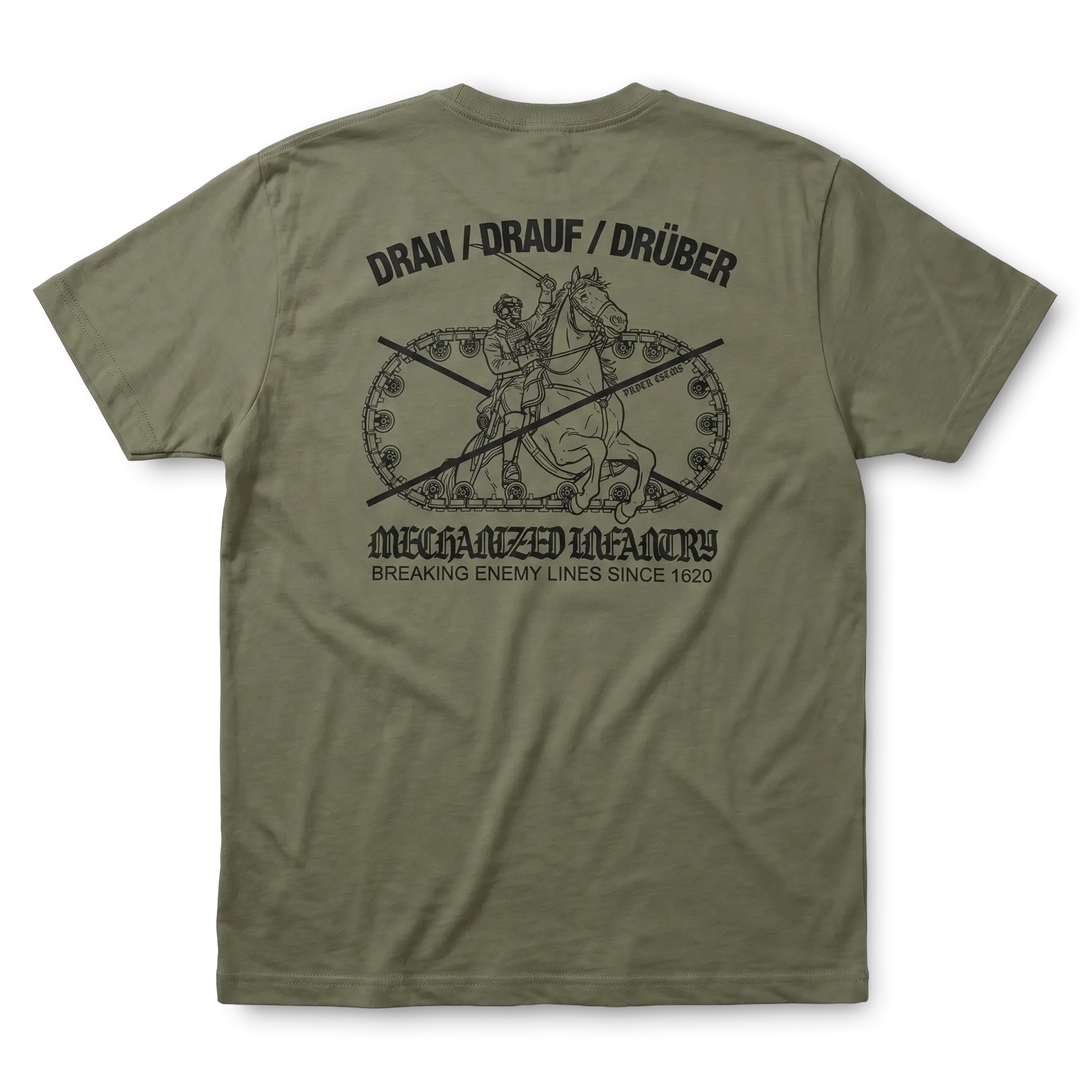 Panzergrenadier Shirt - Dran, Drauf, Drüber