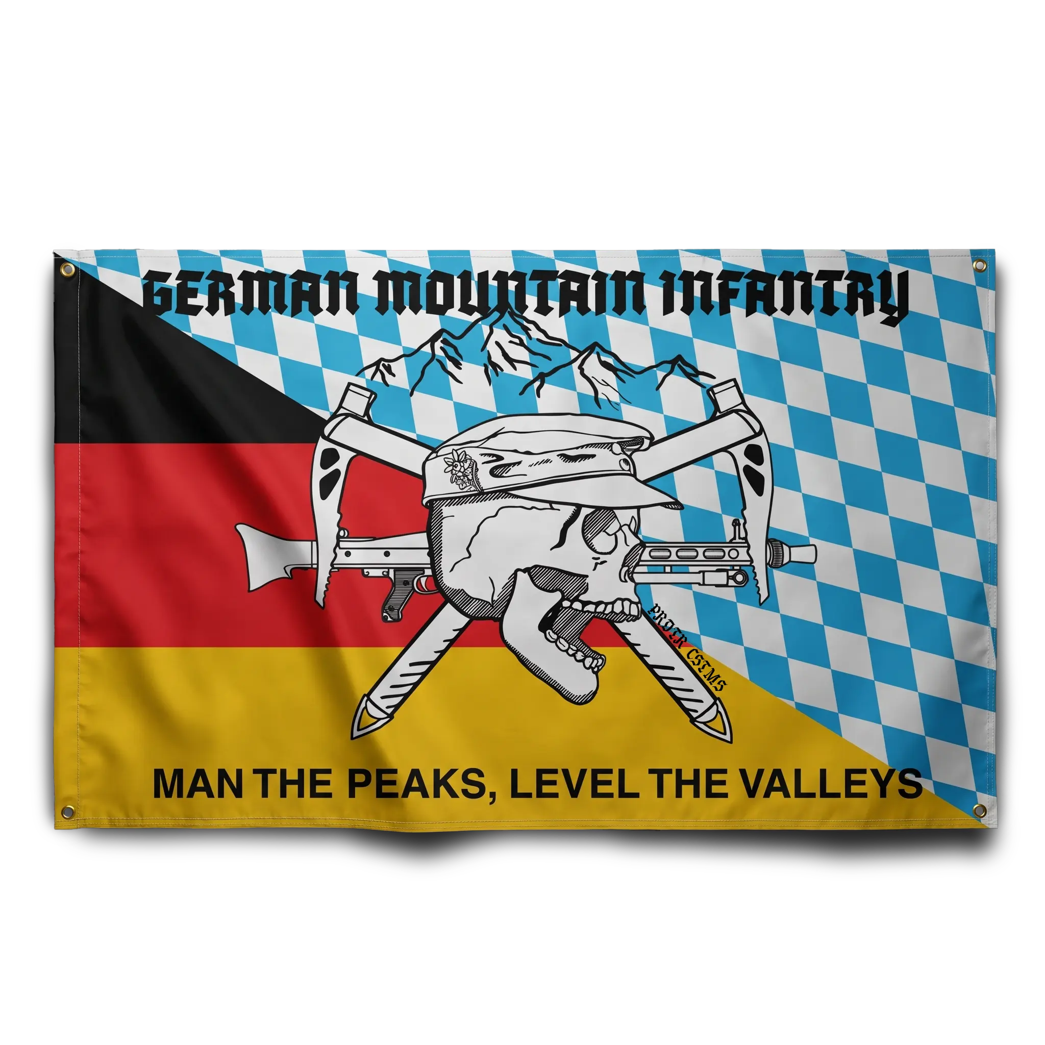 Gebirgsjäger Flagge Bayern Deutschland 150x90 cm aus dem Bundle