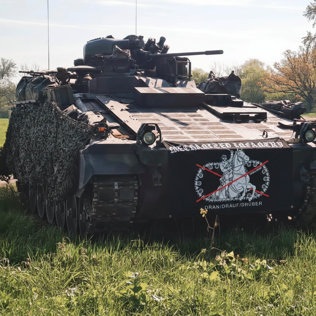 Panzergrenadier Flagge Design Detail – Predator Customs
