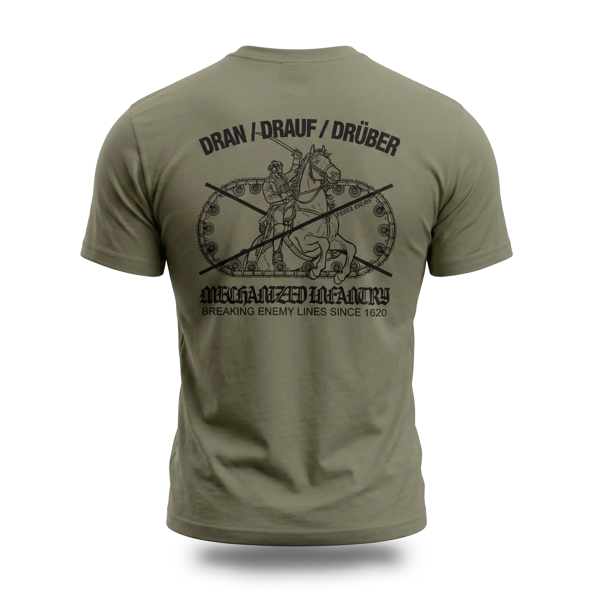 Panzergrenadier Shirt - Dran, Drauf, Drüber