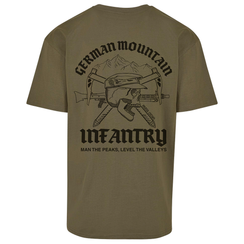 Gebirgsjäger Premium Oversize Shirt Predator Customs – Frontansicht