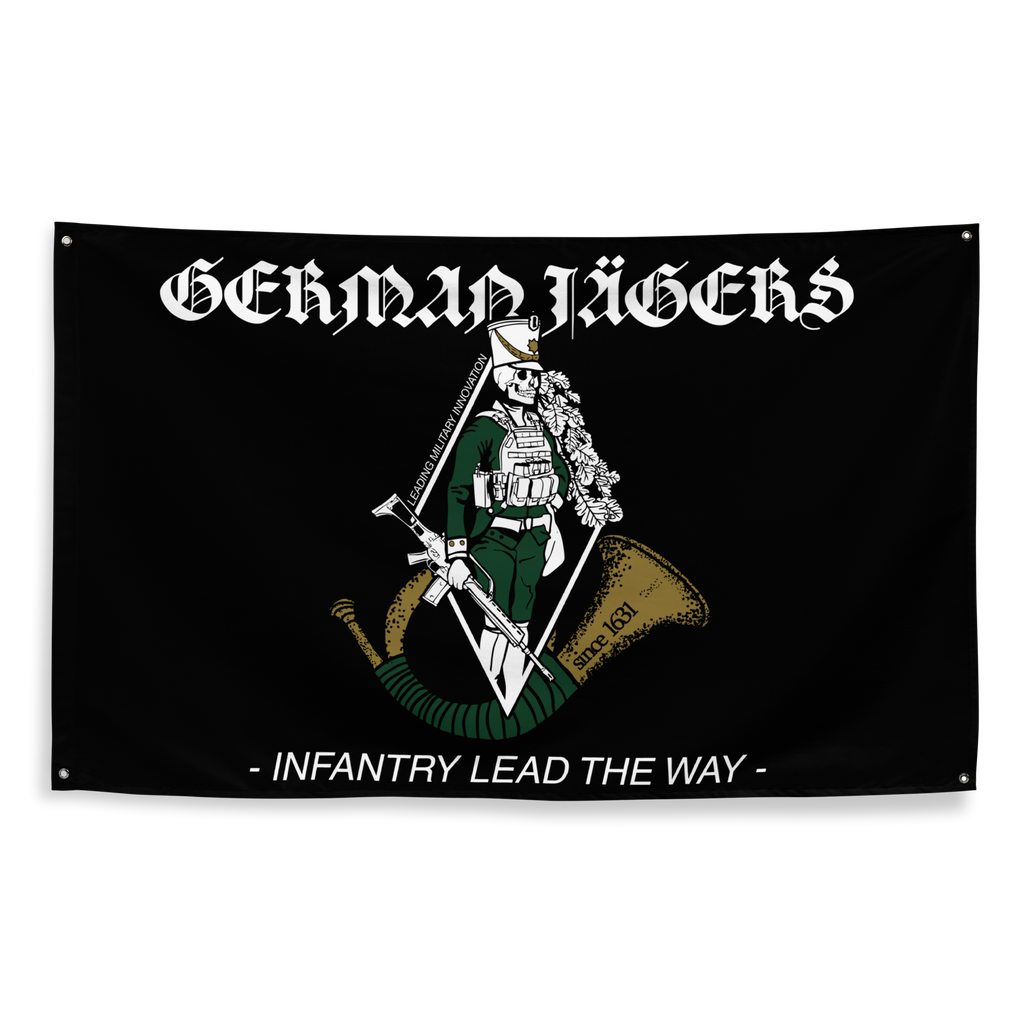 German Jägers Flagge Schwarz – Predator Customs