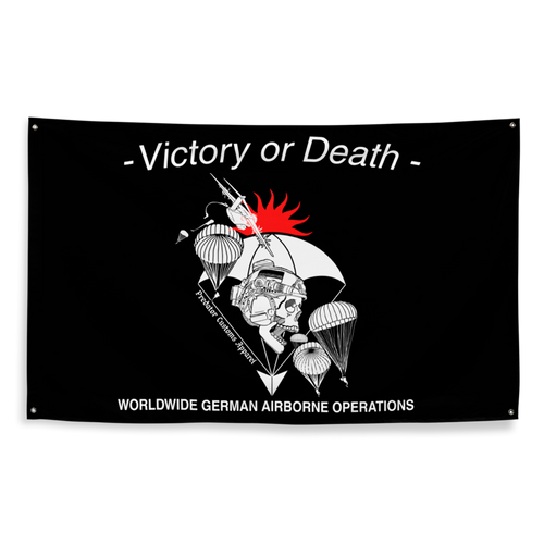 Fallschirmjäger Flagge Schwarz – Predator Customs
