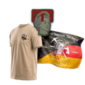 Pionier Bundle mit Shirt, Flagge und Stick Patch