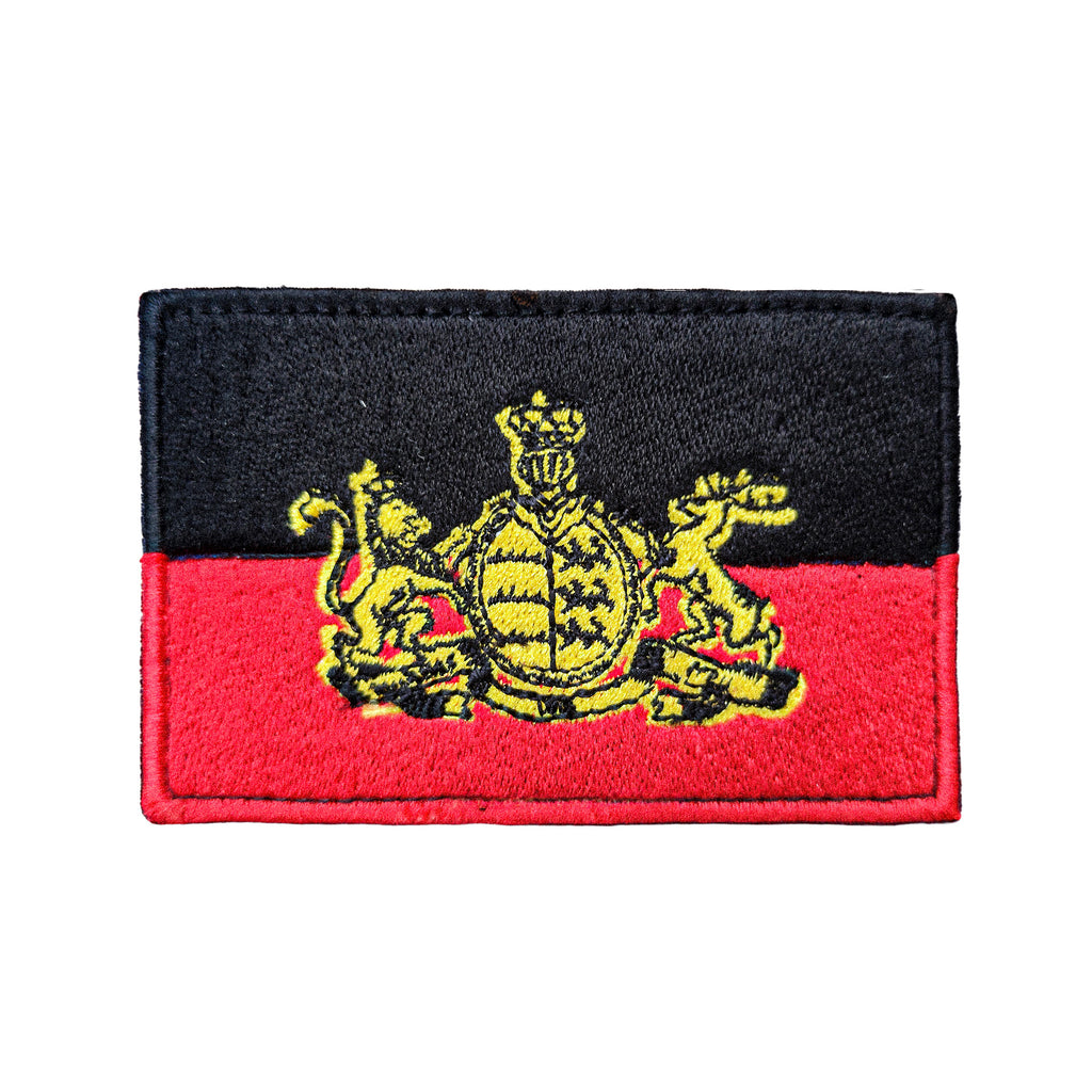 Württemberg Patch Klett gestickt – Furchtlos und treu – Predator Customs