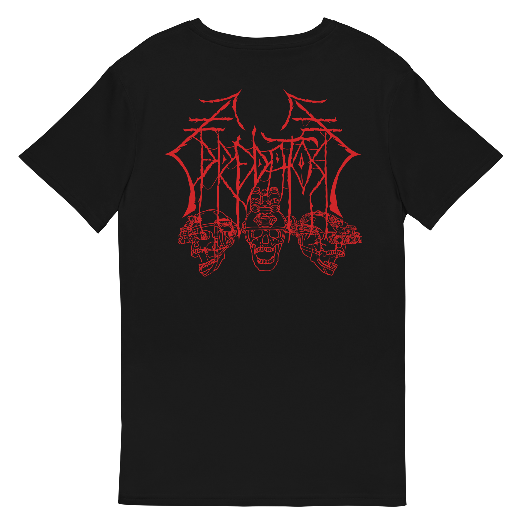 PREDATOR Shirt Predator Customs – Militär T-Shirt schwarz Frontansicht