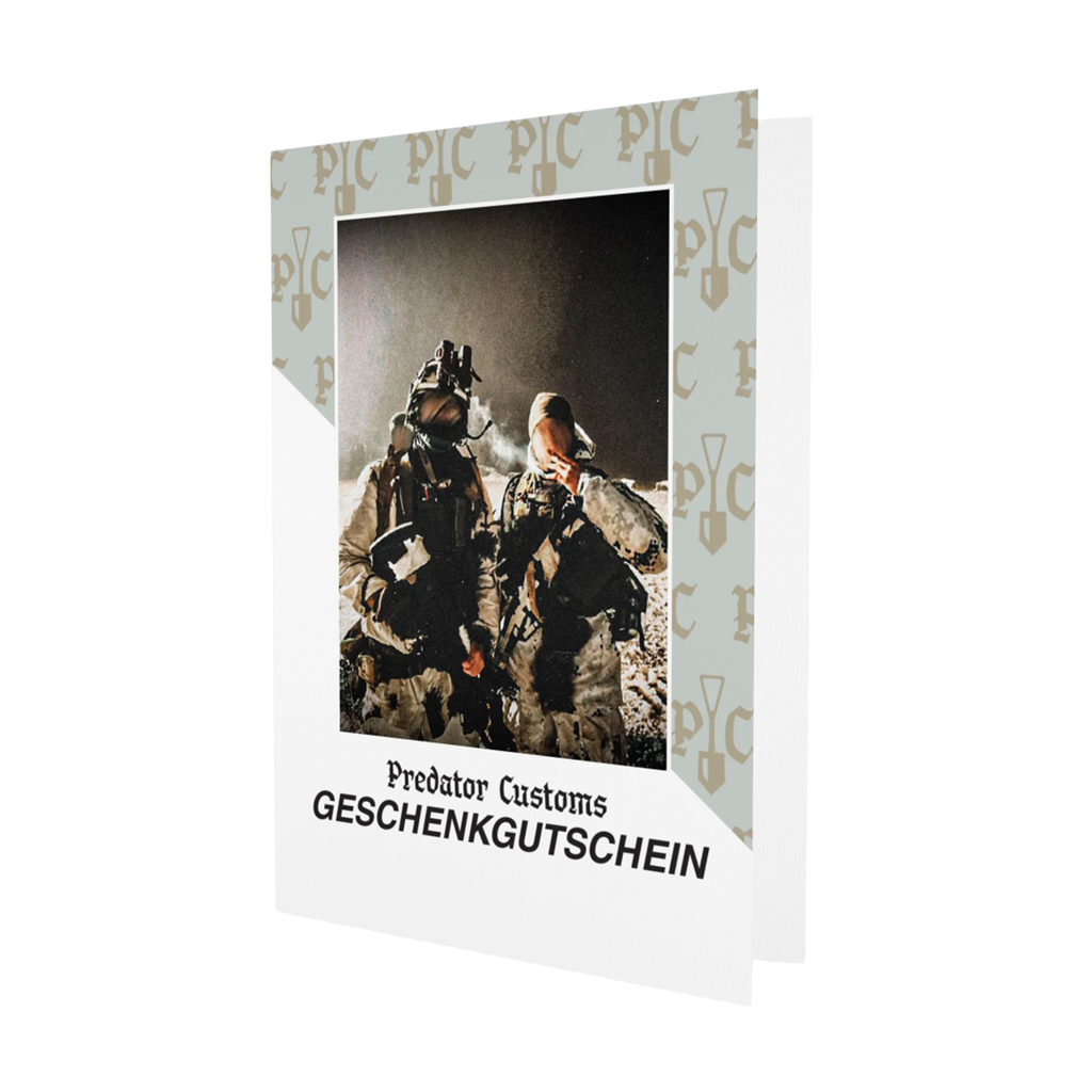 Predator Customs Gutschein – Geschenk für Soldaten und Bundeswehr