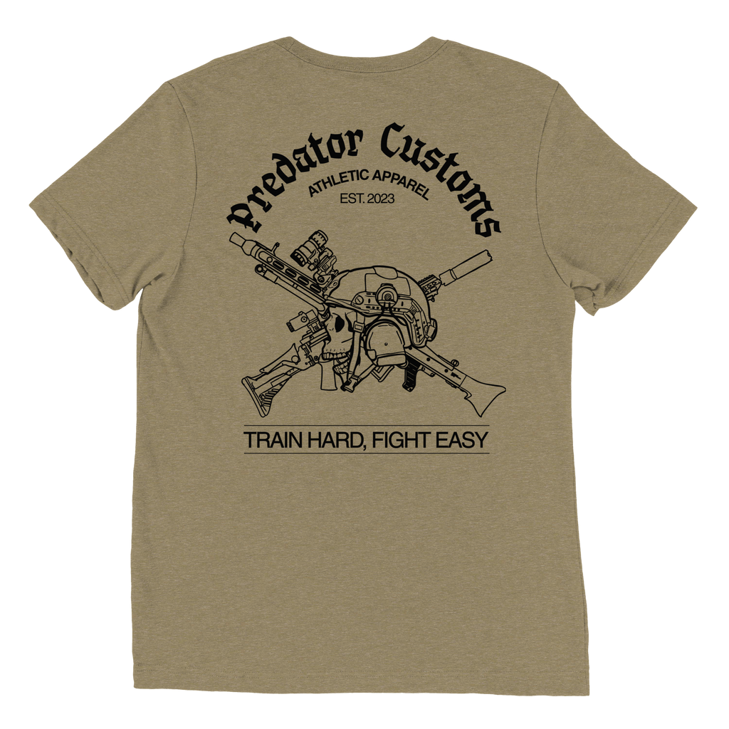 Predator Customs Training Shirt – Taktisches Militär Sportshirt Frontansicht